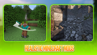 Realistic Minecraft Mods Plakat
