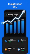 Pedometer: Steps Tracker скриншот 2