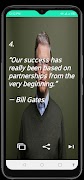 برنامه‌نما Bill Gate Quotes عکس از صفحه