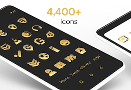 Solid Gold Pro - Icon Pack Screenshot 1