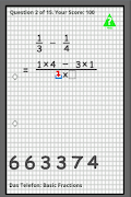 برنامه‌نما Basic Fractions - Maths عکس از صفحه