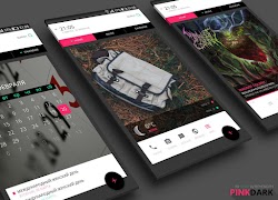 PinkDark Theme for KLWP poster