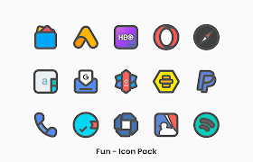 Fun - Icon Pack ảnh chụp màn hình 4