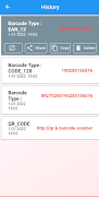 برنامه‌نما QR Code & Barcode scanner عکس از صفحه