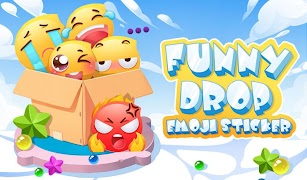 Funny Drop Emoji Sticker syot layar 3