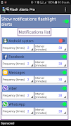 Flash Alerts Pro اسکرین شاٹ 1