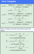 Trigonometry. Solve Triangules اسکرین شاٹ 7