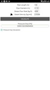 Steam Pipe Calculation 截图 1