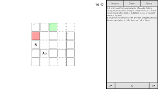 Elemental Crossword Screenshot 1