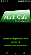 Math Cafe - Equation Solver plakat