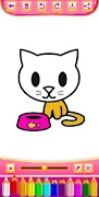 برنامه‌نما Kitty Coloring Game عکس از صفحه