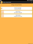 Orange Journey Planner screenshot 3