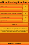 ATRIA Bleeding Risk Score imagem de tela 3