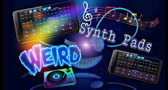 Synth Electro Beat Pad الملصق