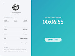 SocialSchedules TimeClock ảnh chụp màn hình 3