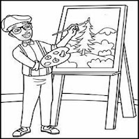 Blippi Game Coloring 3 screenshot 1