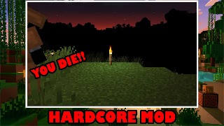 Hardcore Mod for Minecraft PE captura de pantalla 5