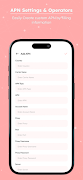 برنامه‌نما APN Settings & Operators عکس از صفحه