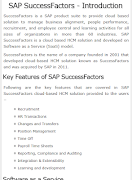 Learn SAP Sucessfactors ảnh chụp màn hình 1