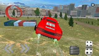 Offroad Flying Car Driving ポスター