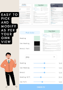CV maker pdf, Resume builder captura de pantalla 2