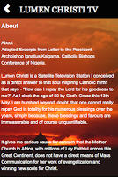 LUMEN CHRISTI TV poster
