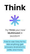 Think: AI Help, Anytime স্ক্রিনশট 1