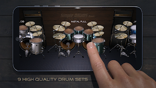 Simple Drums Basic: Batería 3D captura de pantalla 1