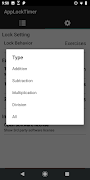 App locker with math problems screenshot 2
