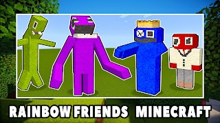 Rainbow Friends Mod Minecraft captura de pantalla 7