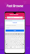 Indian Browser : Fast & Secure ảnh chụp màn hình 4