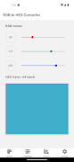 Hex Color App captura de pantalla 1