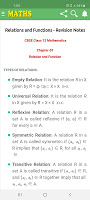 برنامه‌نما Maths Class 12 Handbook عکس از صفحه