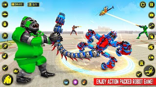 Robot Game:3D Battle Transform imagem de tela 5