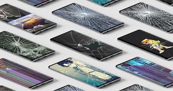 Broken screen wallpapers اسکرین شاٹ 5