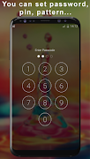 Splash Pattern Lock Screen ภาพหน้าจอ 1