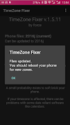 1 Schermata TimeZone Fixer (ROOT)