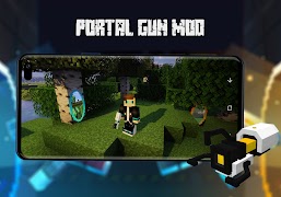 Portal Gun Mod For Minecraft 스크린샷 1