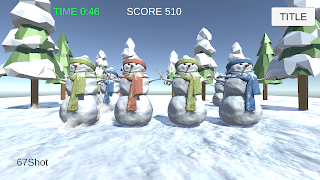 雪玉飛ばし スクリーンショット 3