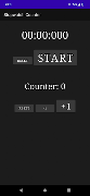 Poster Millisecond Stopwatch Counter