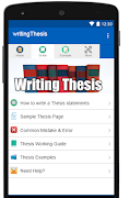 How to write thesis statement স্ক্রিনশট 1