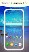 برنامهنما Theme for Tecno Camon 16 pro عکس از صفحه
