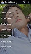 Snoring Sounds syot layar 1