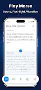 Morse Code Translator ảnh chụp màn hình 2
