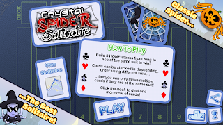 برنامه‌نما Crystal Spider Solitaire عکس از صفحه