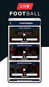 Live Football TV Streaming HD اسکرین شاٹ 1