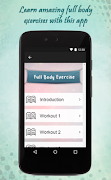 Full Body Exercise Guide screenshot 1