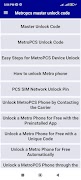 Metropcs master unlock guide penulis hantaran