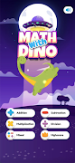 Dino Math Quest - Math Games โปสเตอร์