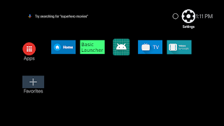 Basic TV Launcher syot layar 1